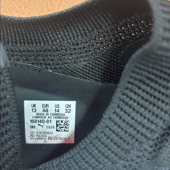 Puma - Mens Future 8 Match Fg/Ag Shoes, 14 US mens, color black. - Picture 5 of 5